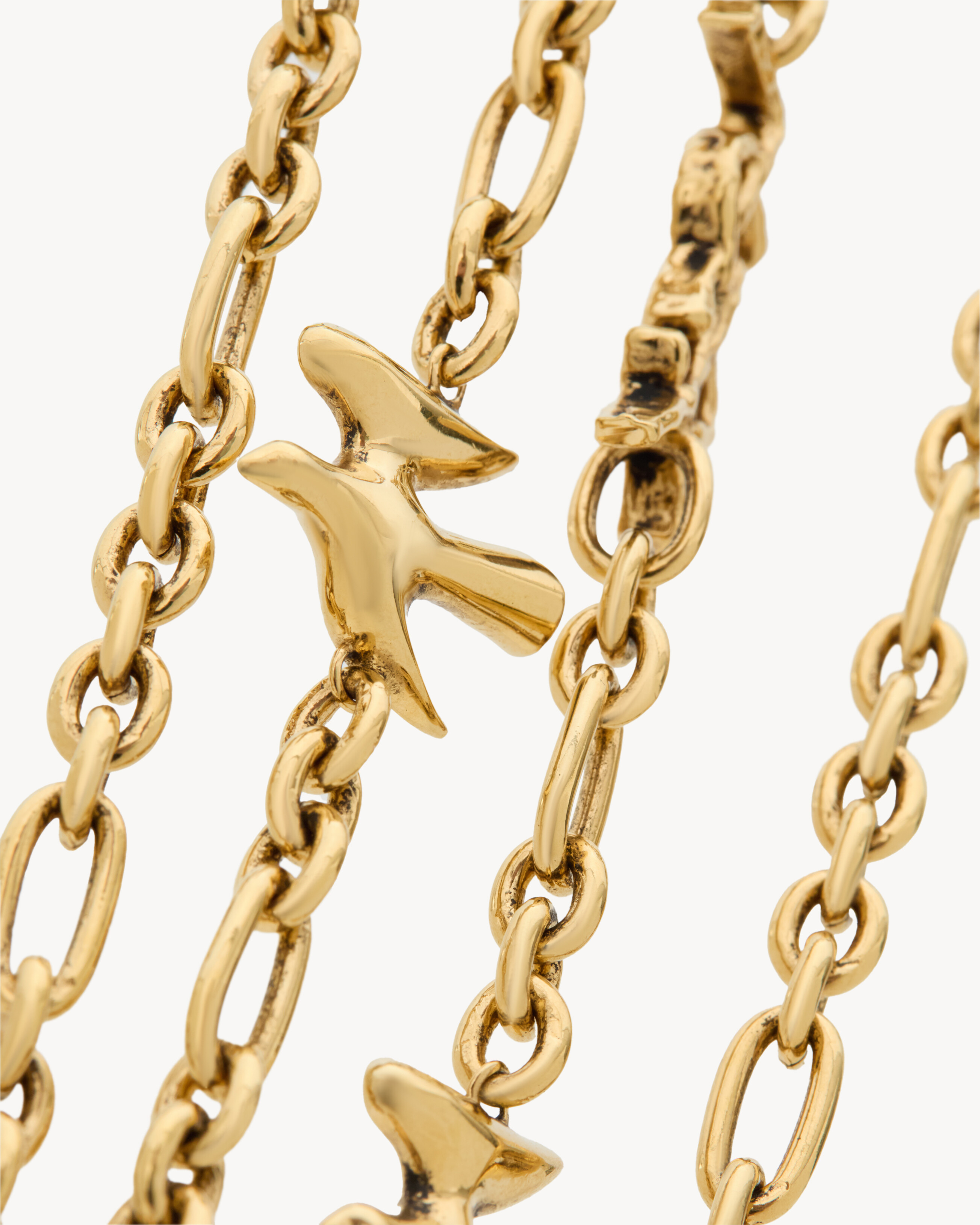 CASSANDRE dove necklace in brass