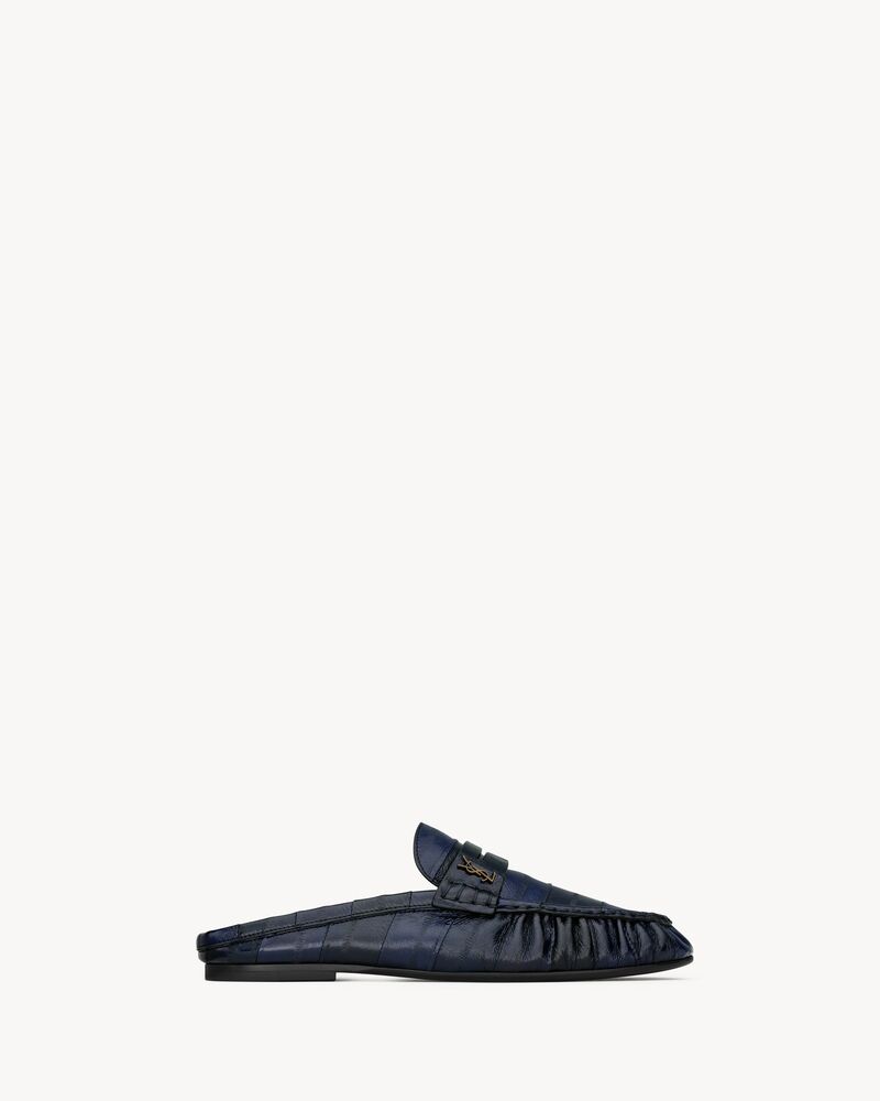 LE LOAFER mules in eel