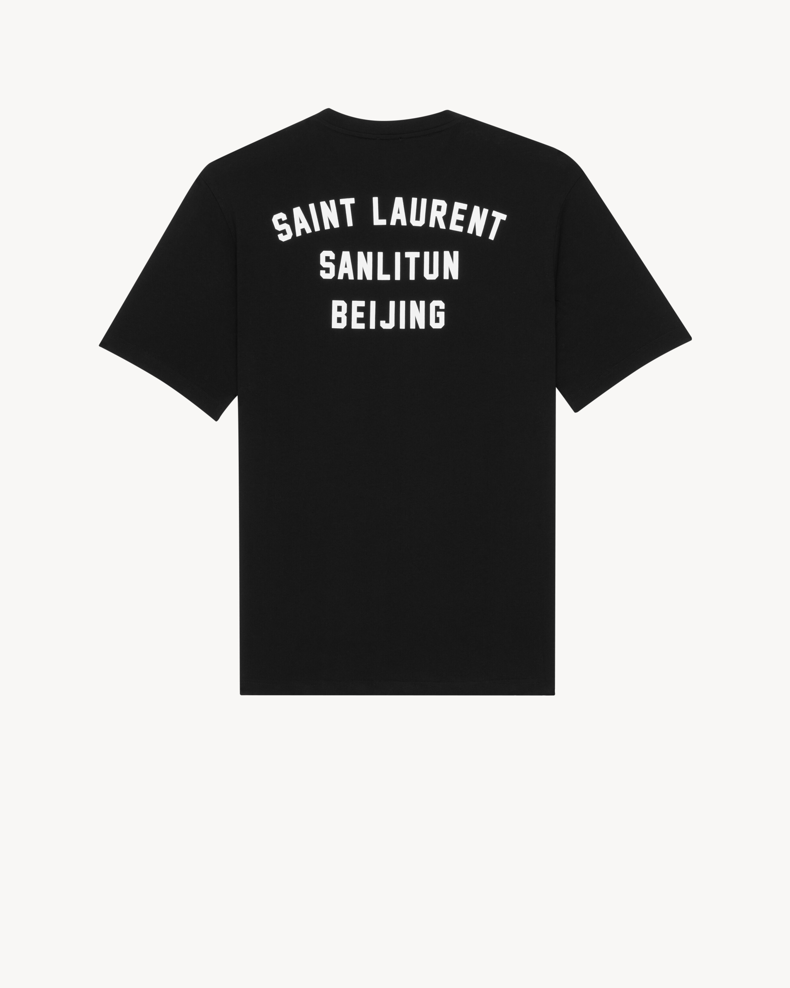 SAINT LAURENT BEIJING T-SHIRT in Black | Saint Laurent | YSL EN-US