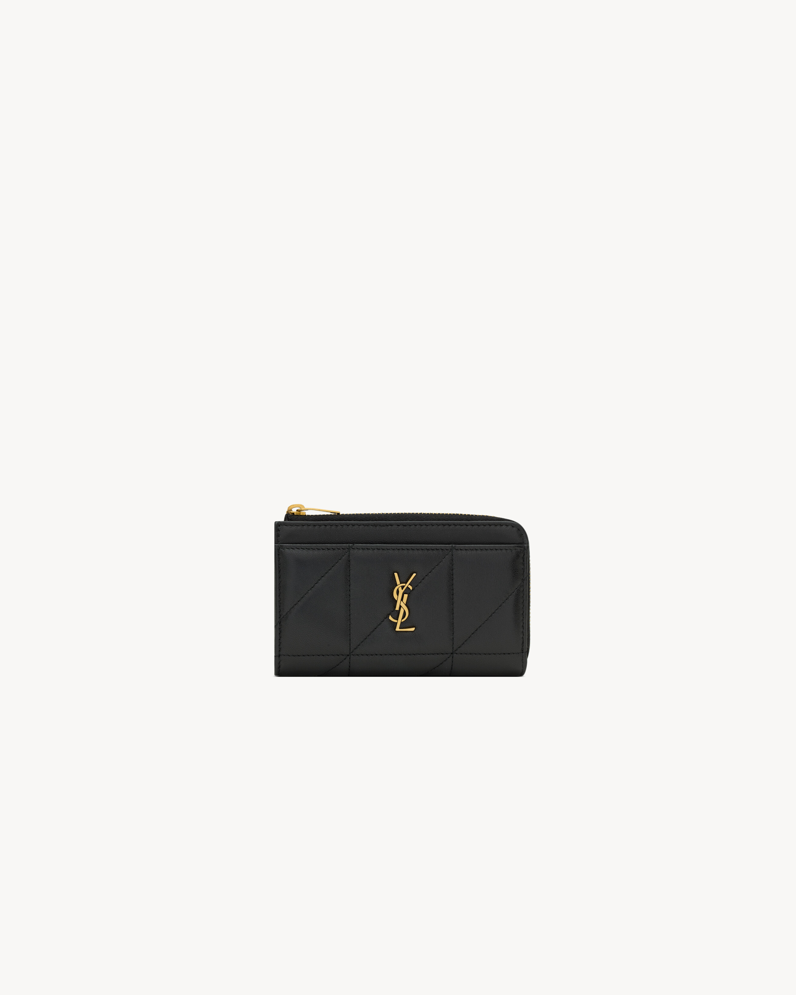 JAMIE zip card case in lambskin