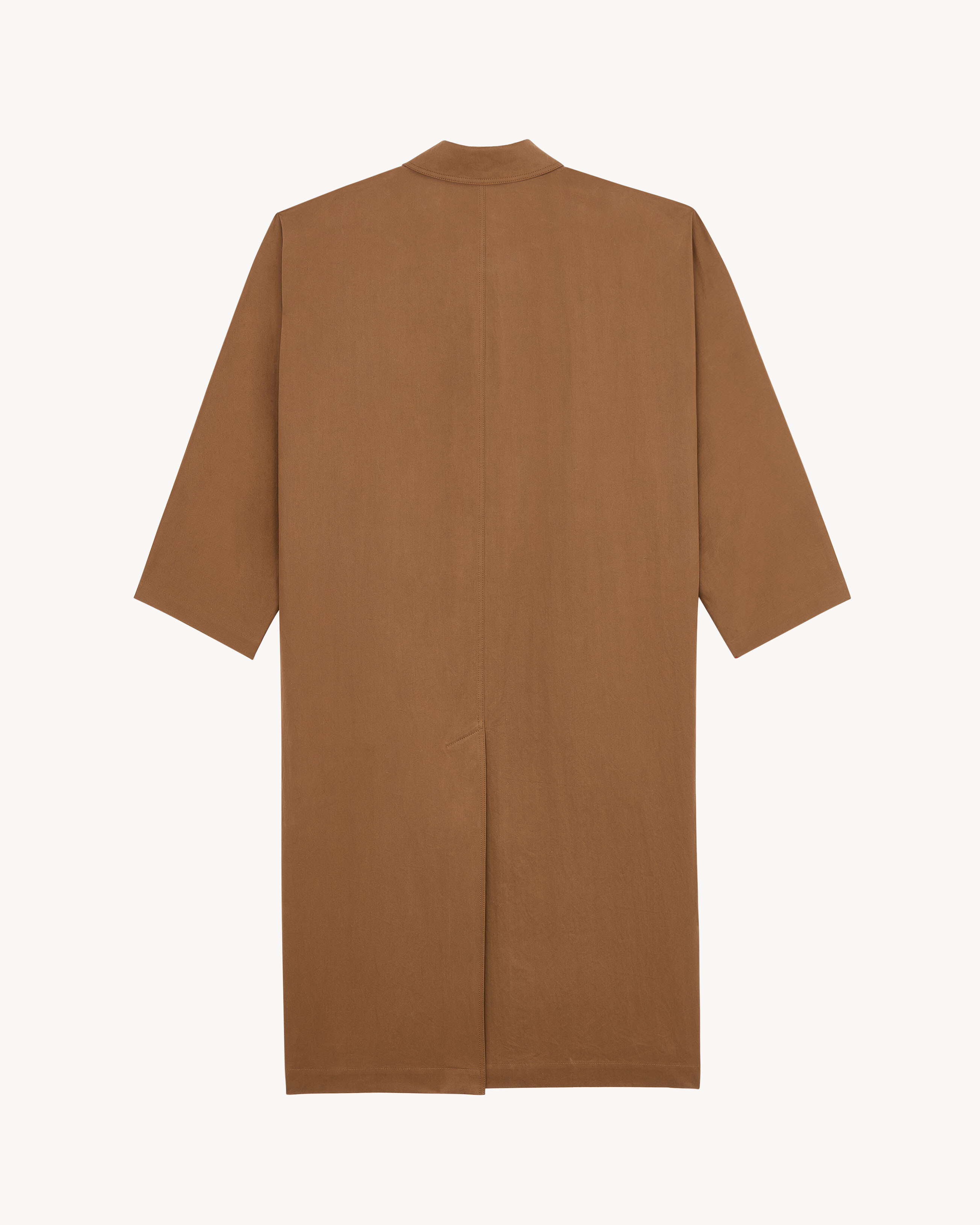 trench coat in water-repellent cotton