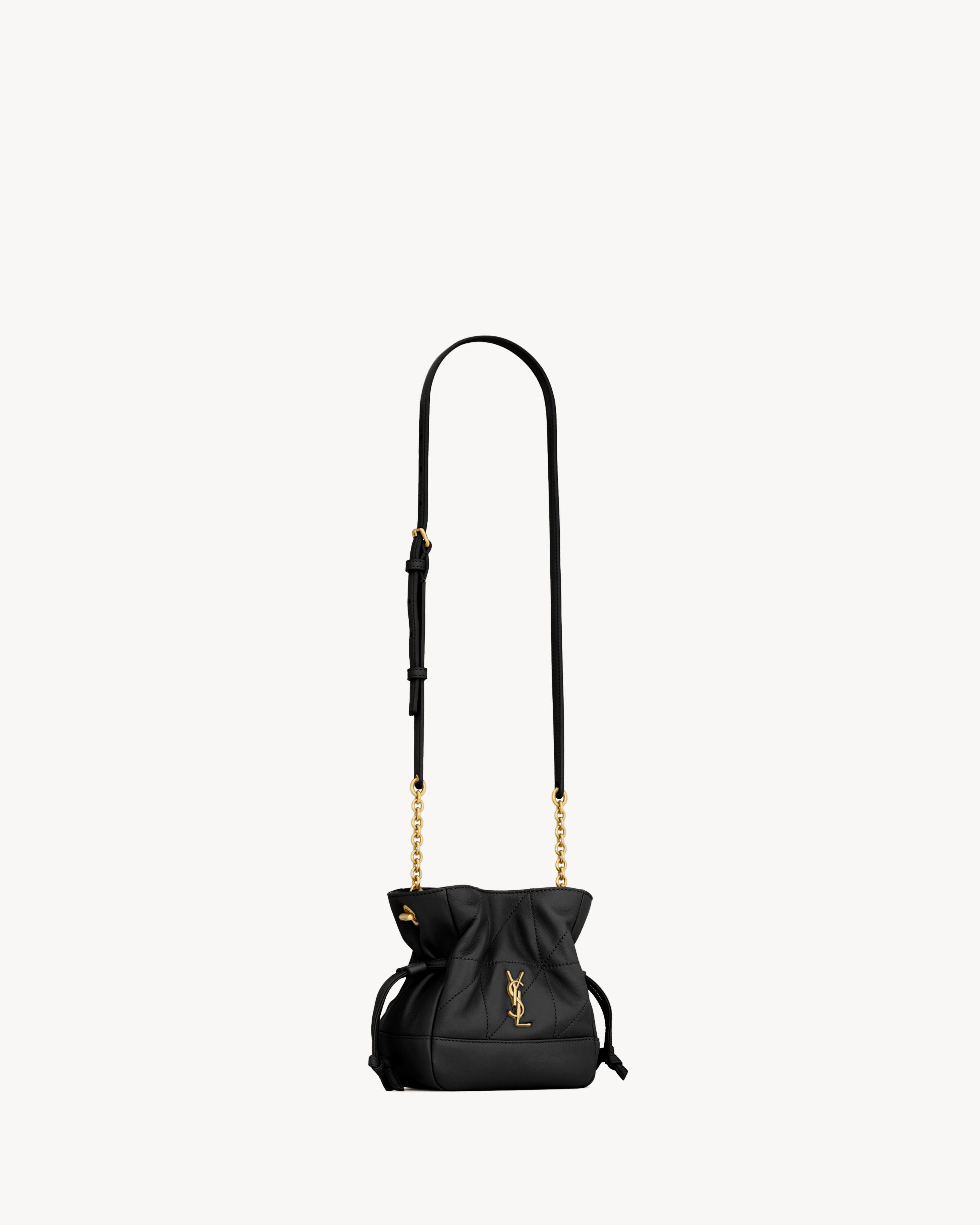 JAMIE mini shoulder pouch in lambskin