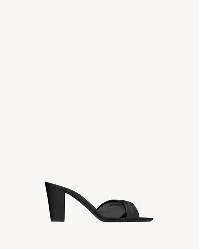 FRANCIANE mules in smooth leather in Brown | Saint Laurent | YSL EN-US