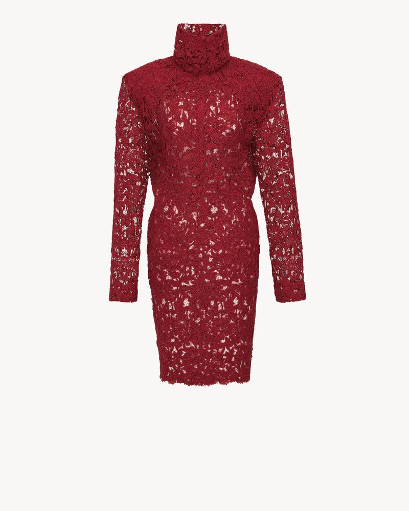 dress in guipure lace