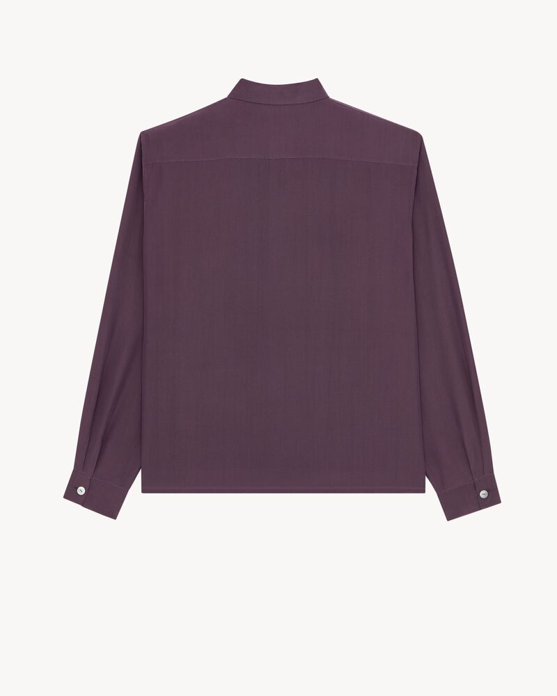 shirt in silk satin