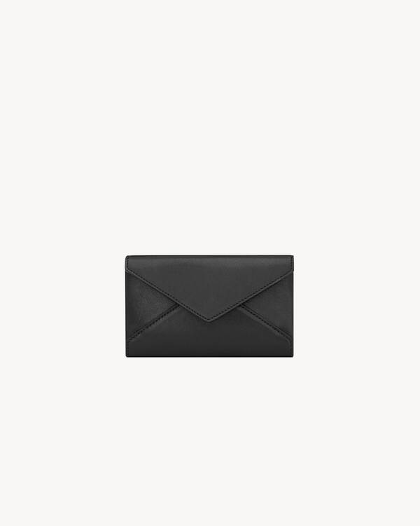 レター ウォレット（レザー） ブラック | Saint Laurent | YSL JP | ID