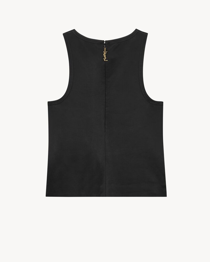 CASSANDRE shift top in satin
