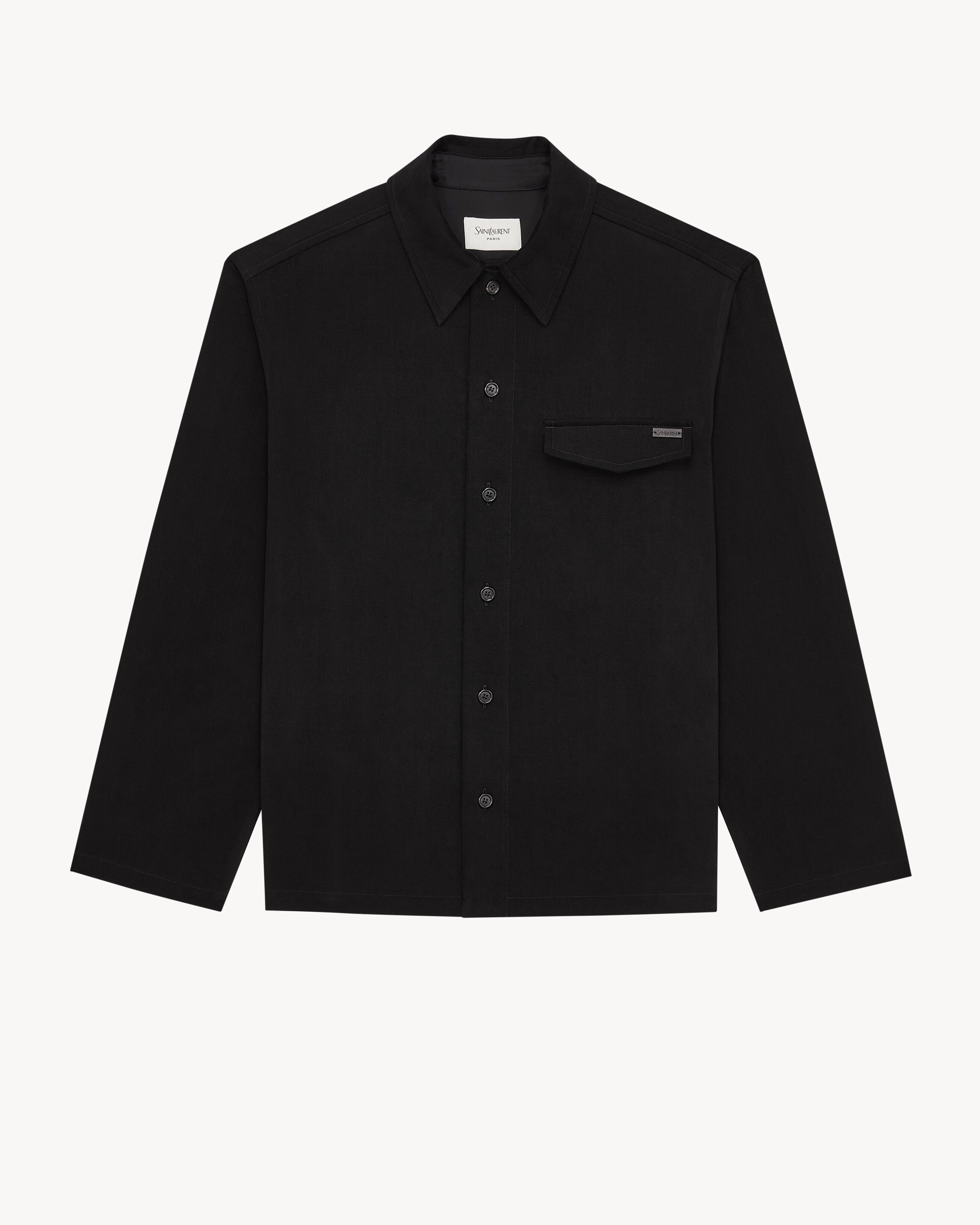 SAINT LAURENT overshirt in cotton