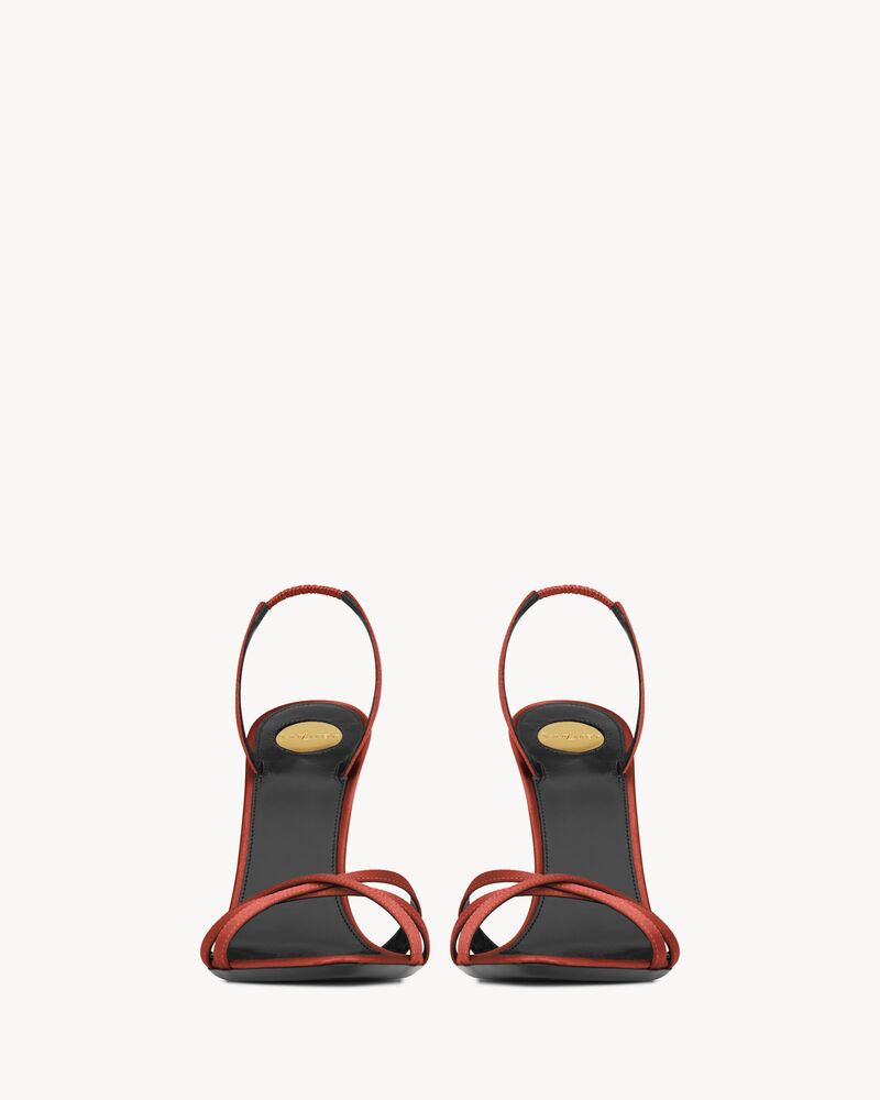 KATE sandals in satin crepe