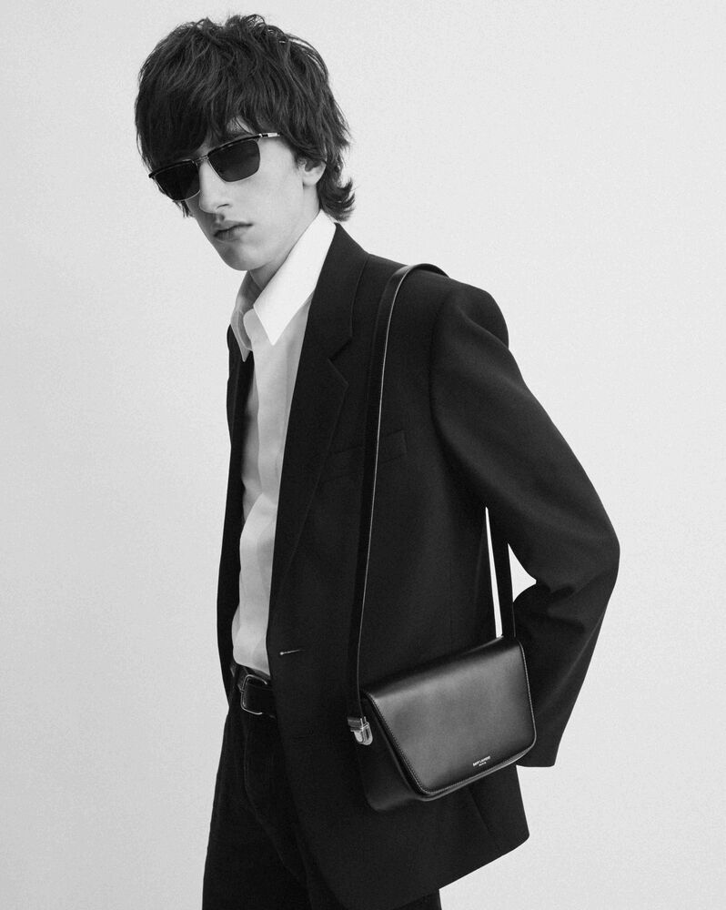 SAINT LAURENT small crossbody bag in smooth leather