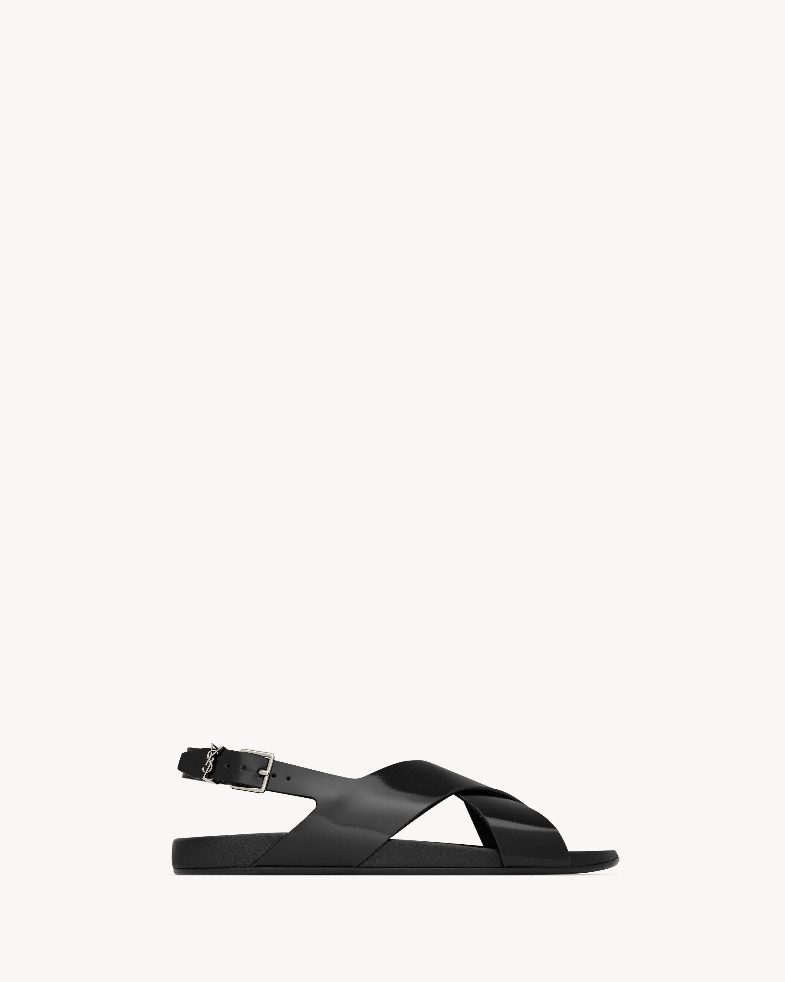 HELIOS sandals in glazed leather
