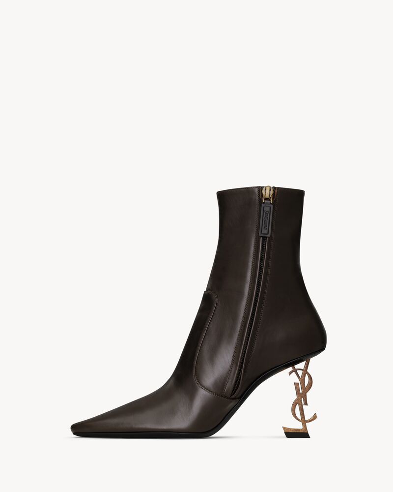 OPYUM booties in smooth leather