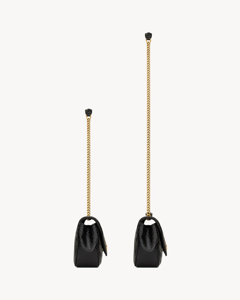 LOULOU small in MATELASSÉ python