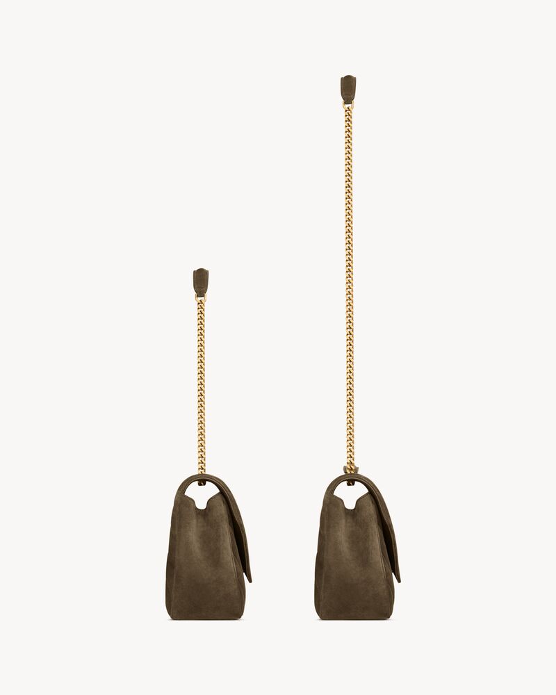 LOULOU medium in MATELASSÉ suede