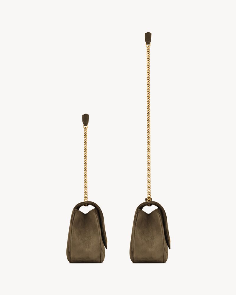 LOULOU medium in MATELASSÉ suede