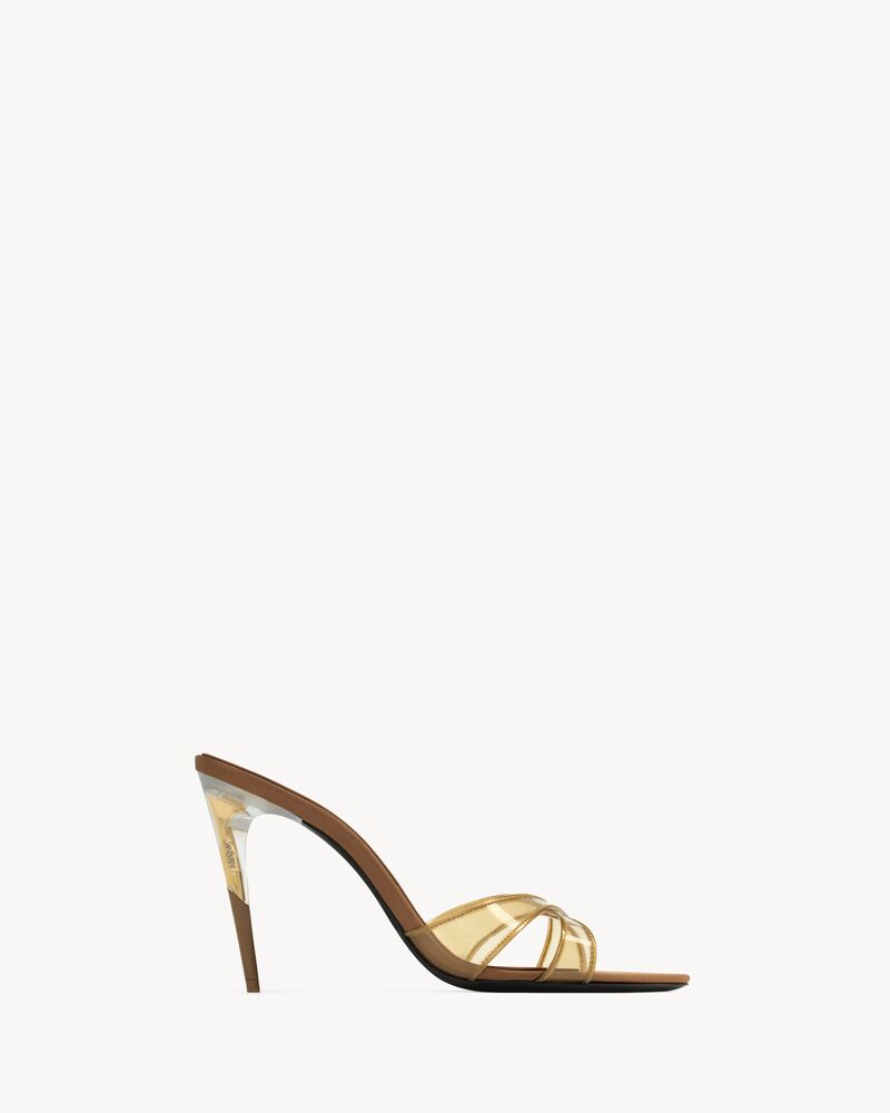 KIRAT sandales en TPU et crêpe satin