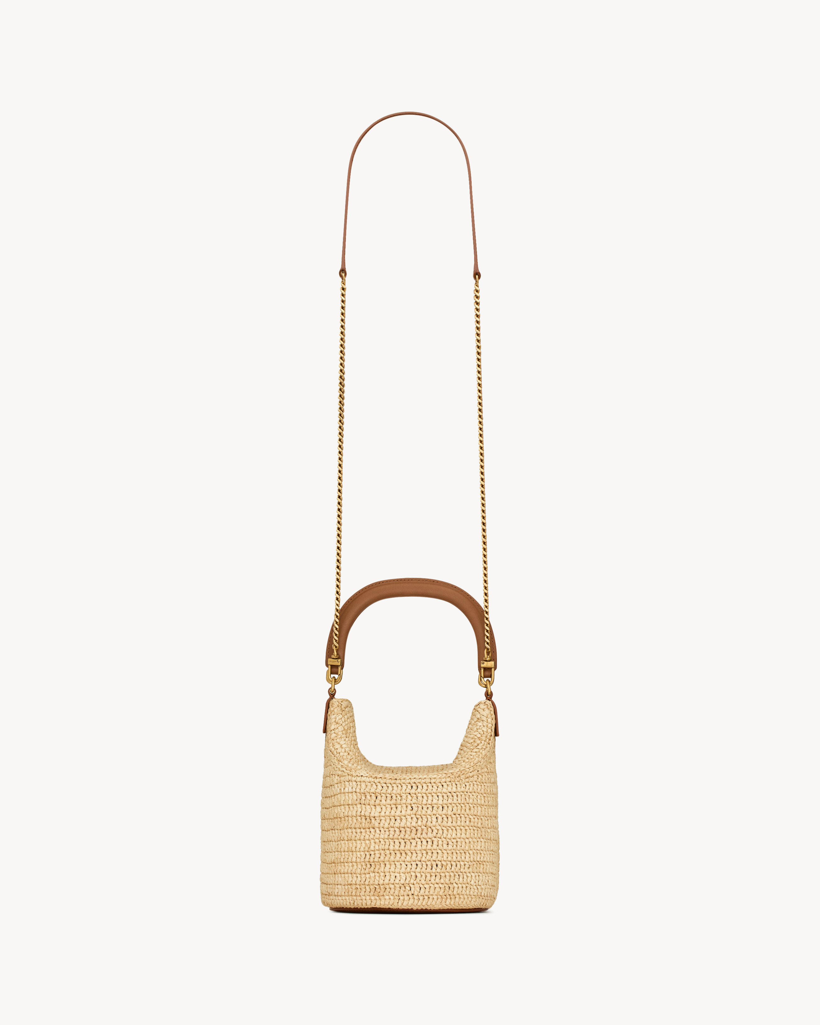 Borsa a secchiello GABY in rafia