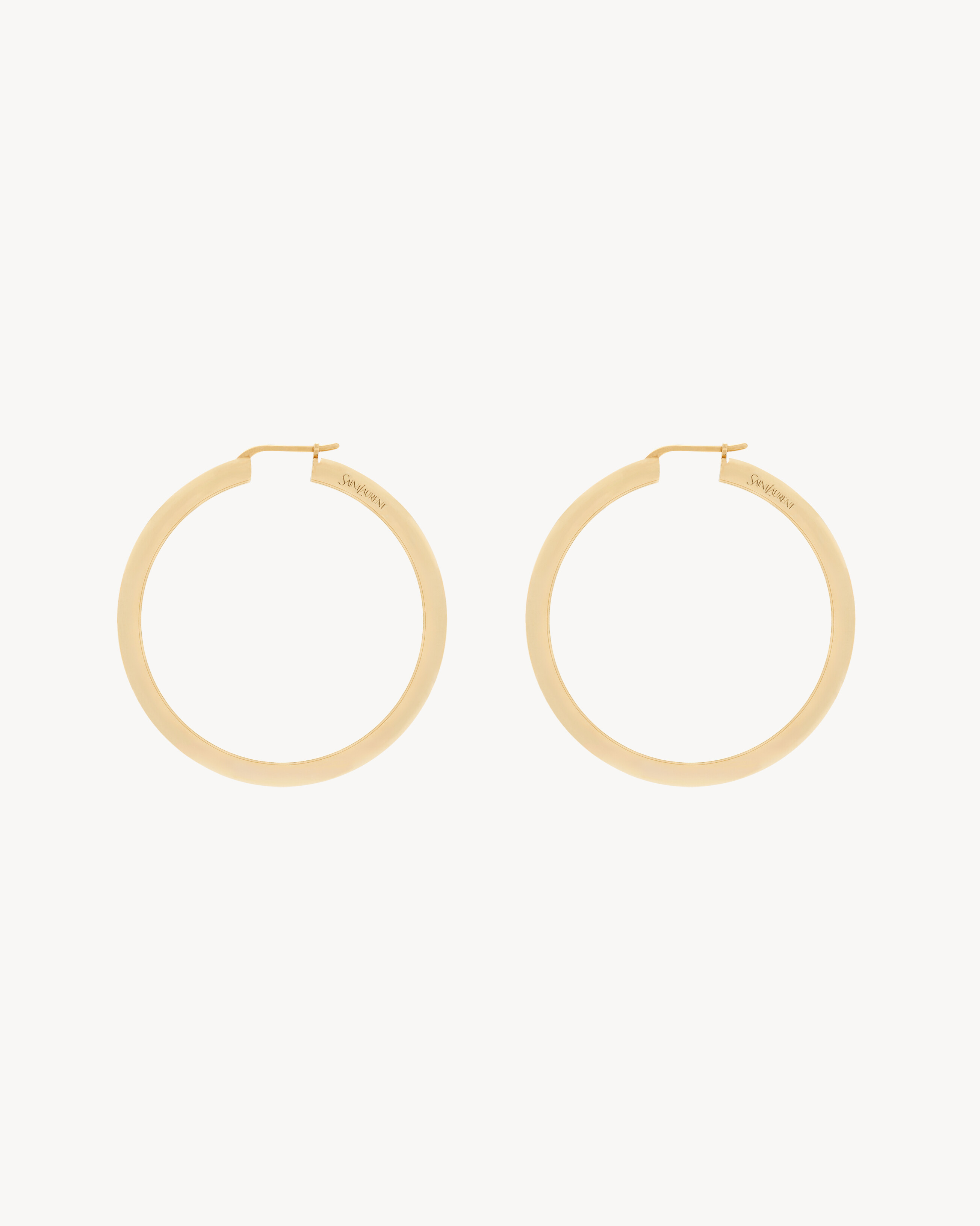 hoop earrings in metal