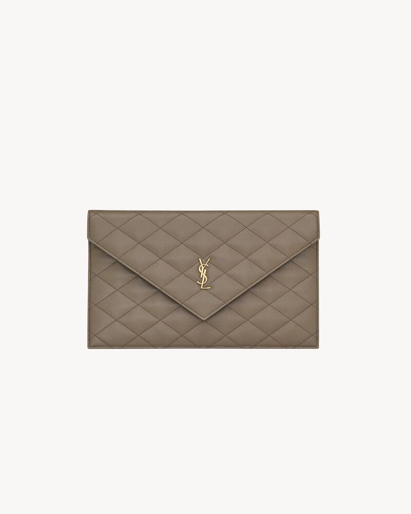 PARIS pouch in GRAIN DE POUDRE leather