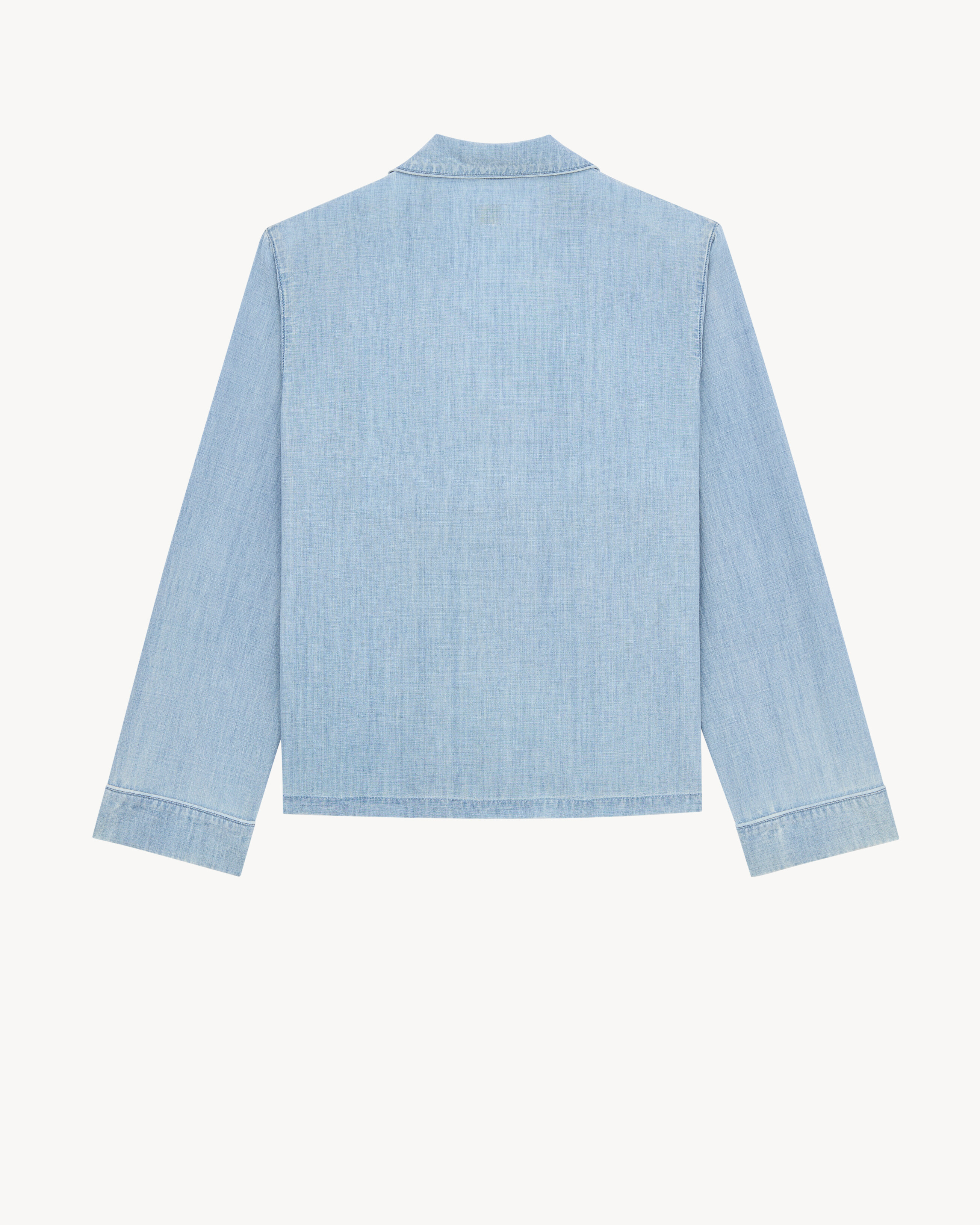 カサンドラ シャツ（ブルーグレー ヴィンテージシャンブレー）