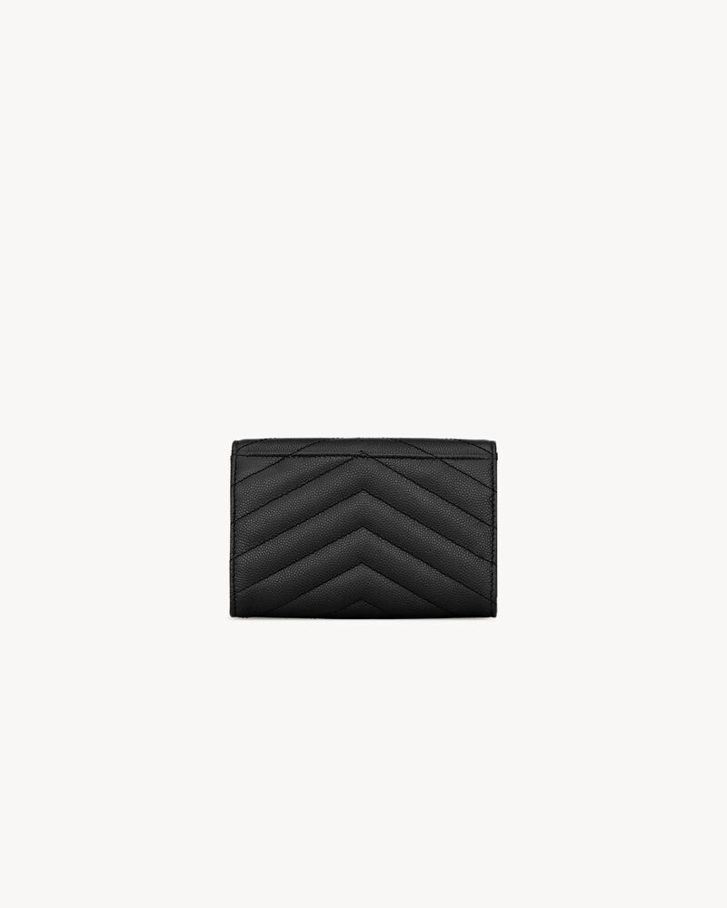 CASSANDRE MATELASSÉ small envelope wallet in grain de poudre leather
