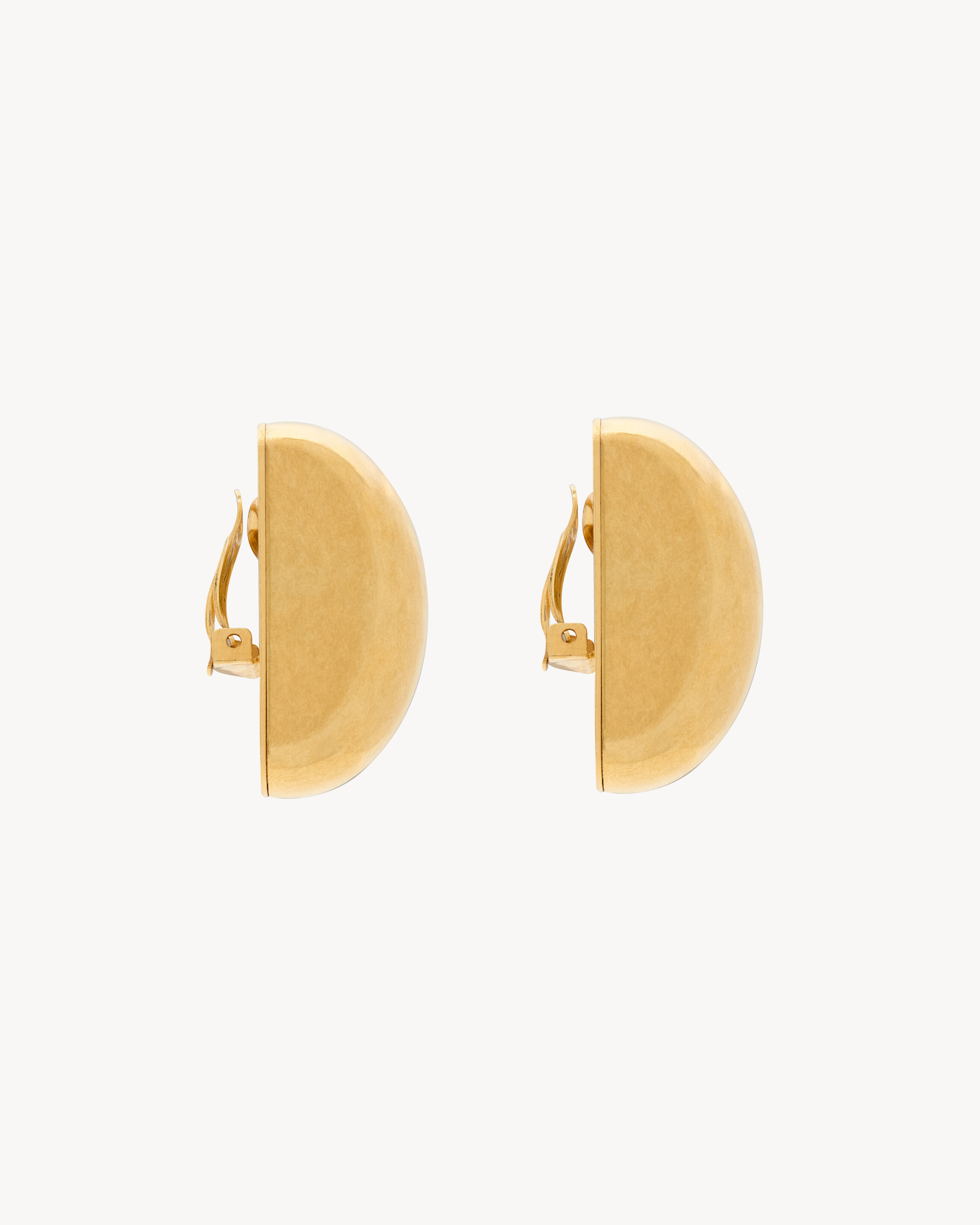 Doubles boucles d'oreilles à disques BUMPY en métal en Or | Saint Doubles boucles d'oreilles à disques BUMPY en métal en Or | Saint