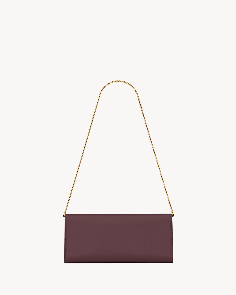KATE clutch in grain de poudre leather