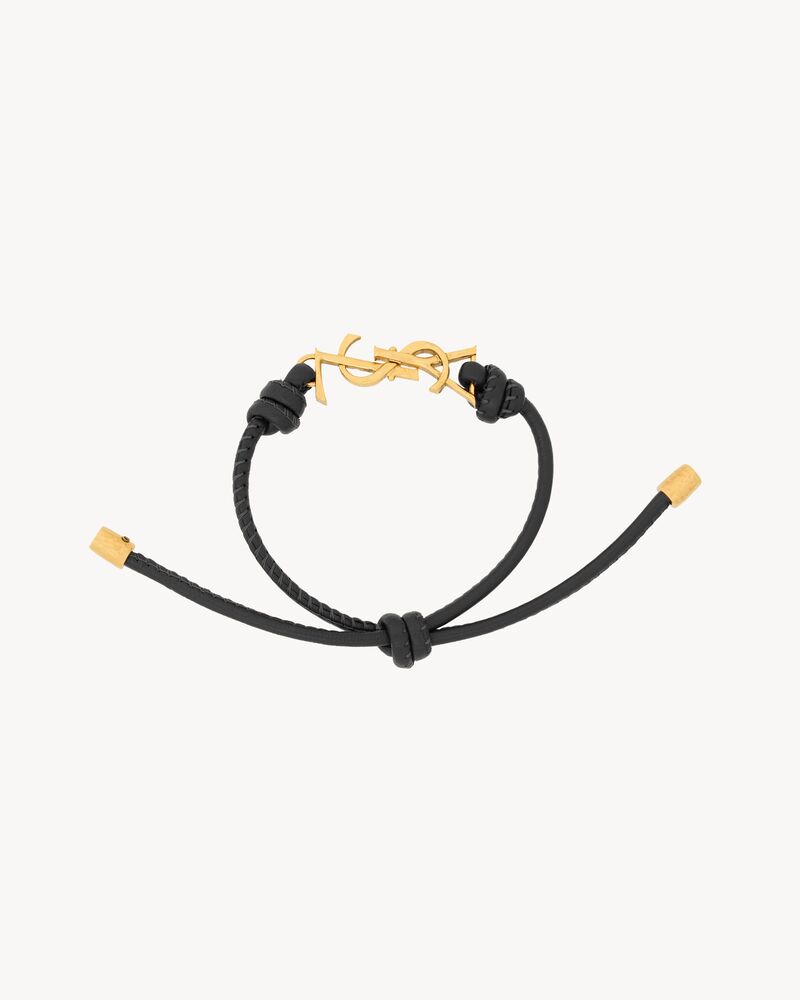 CASSANDRE cord bracelet in leather