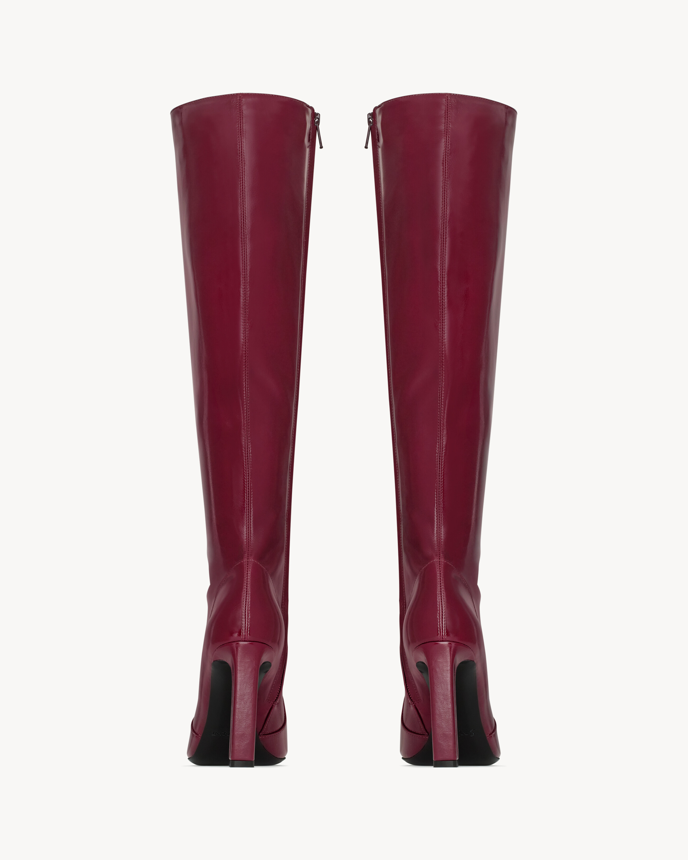 FRANCOISE滑面皮革靴