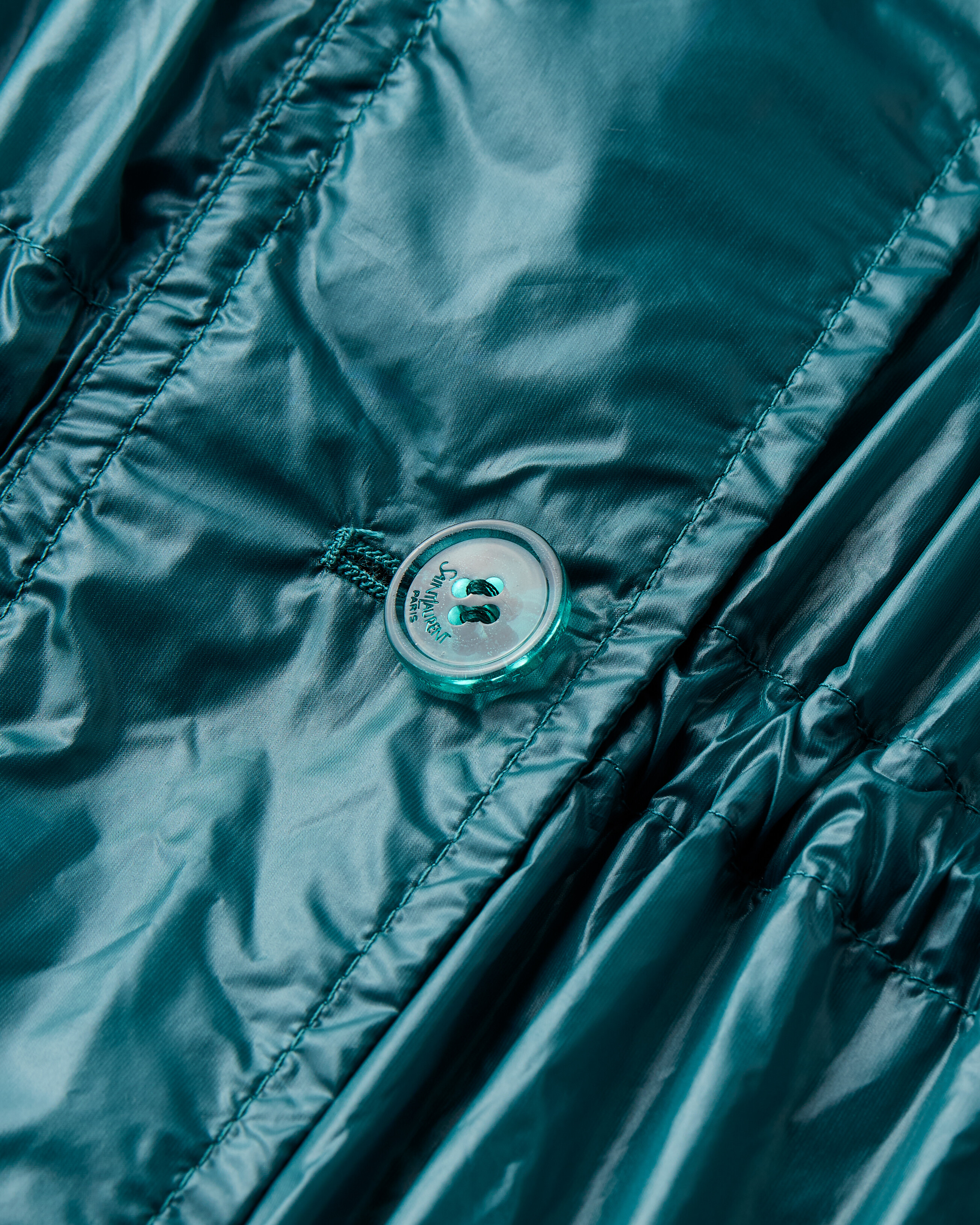 lavallière trench coat in nylon