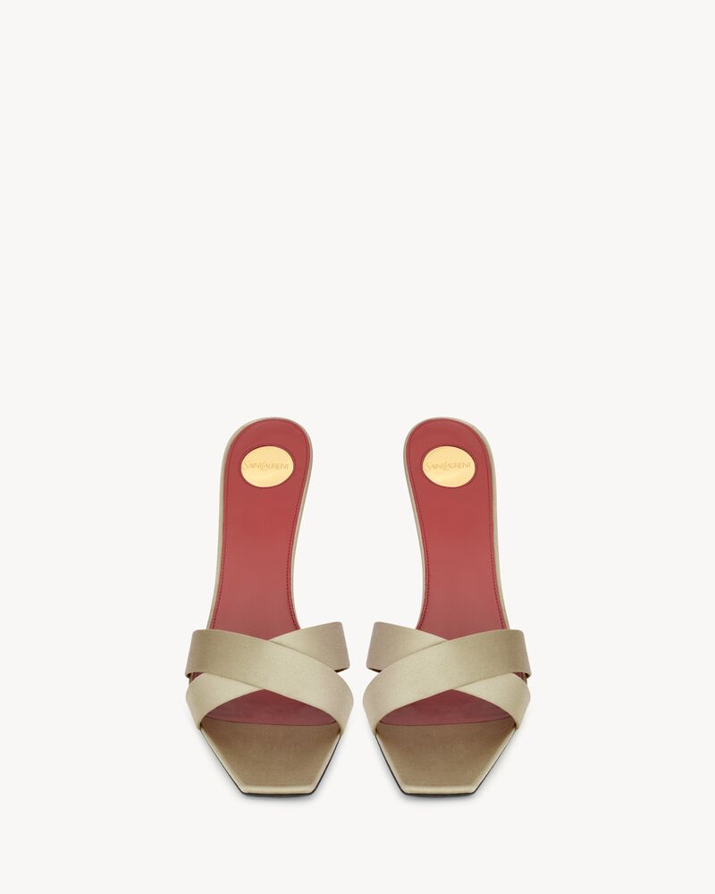 OPYUM mules in satin crepe