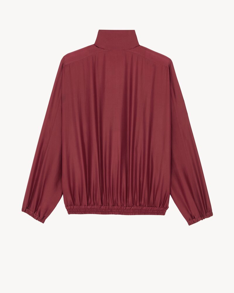 jacket in silk habotai