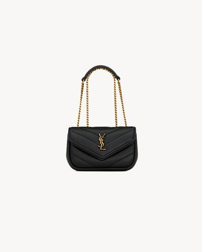 ルル マイクロバッグ（ラムスキン） ブラック | Saint Laurent | YSL