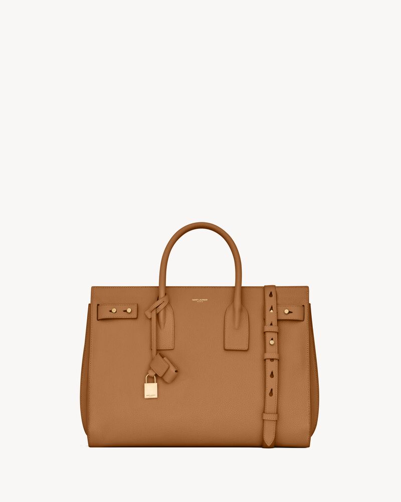 SAC DE JOUR IN SUPPLE GRAINED LEATHER – MEDIUM