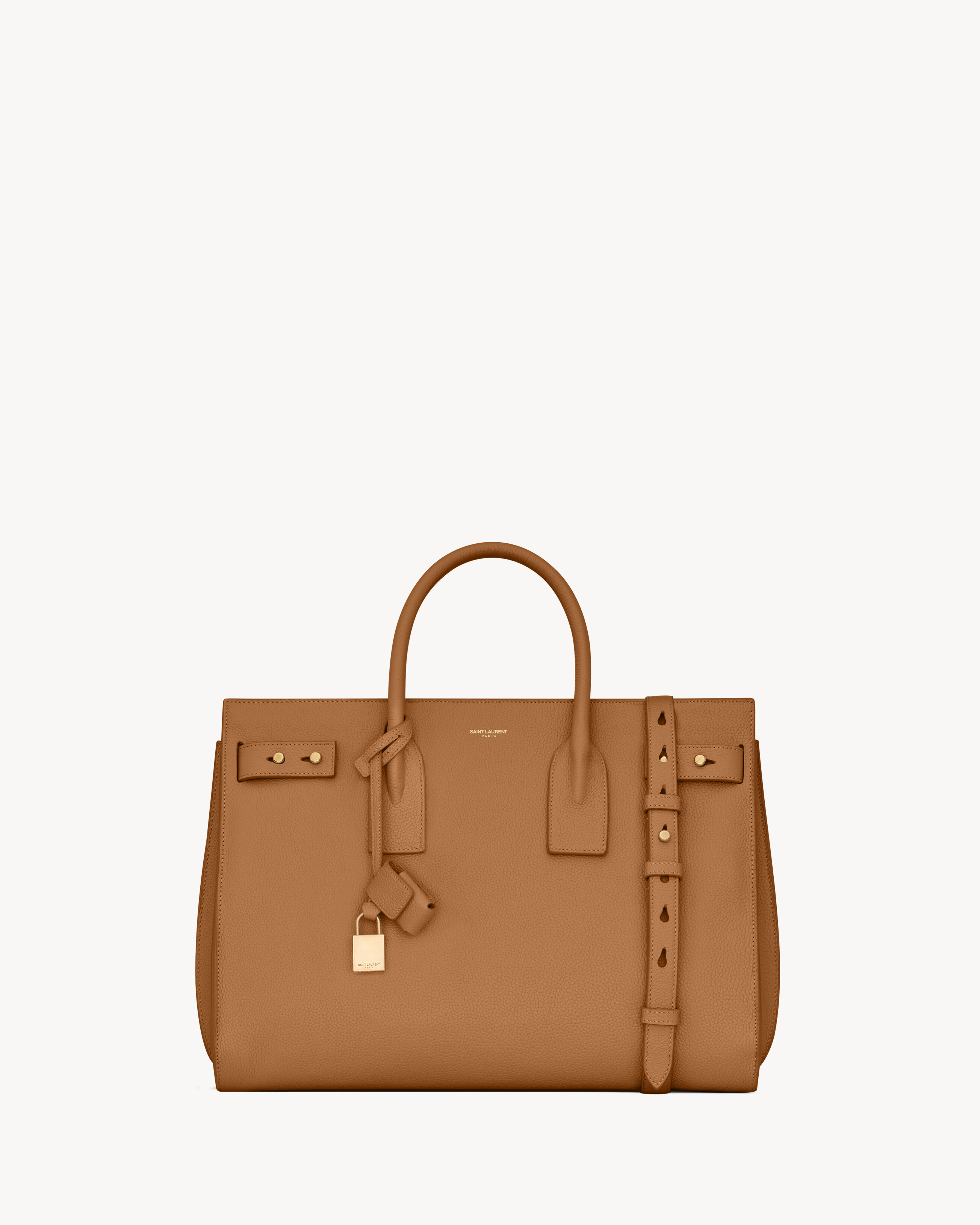 Sac de Jour flexible de piel granulada – medium