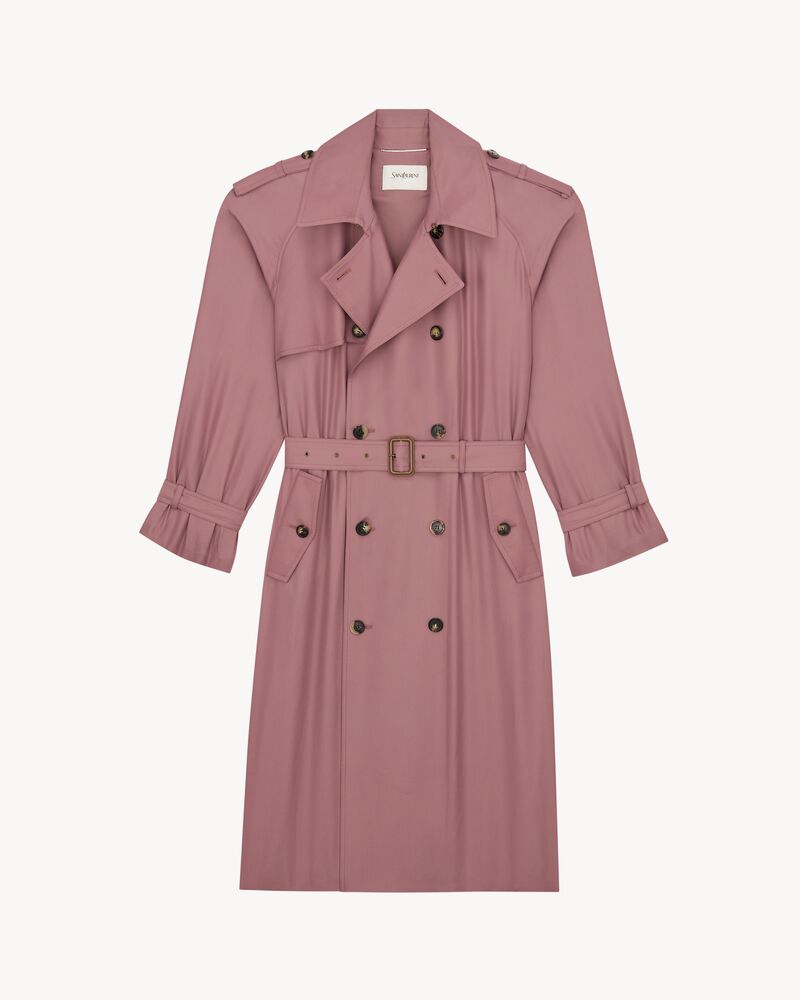 Trench en satin