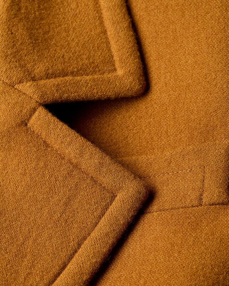 single-breasted jacket in brushed wool