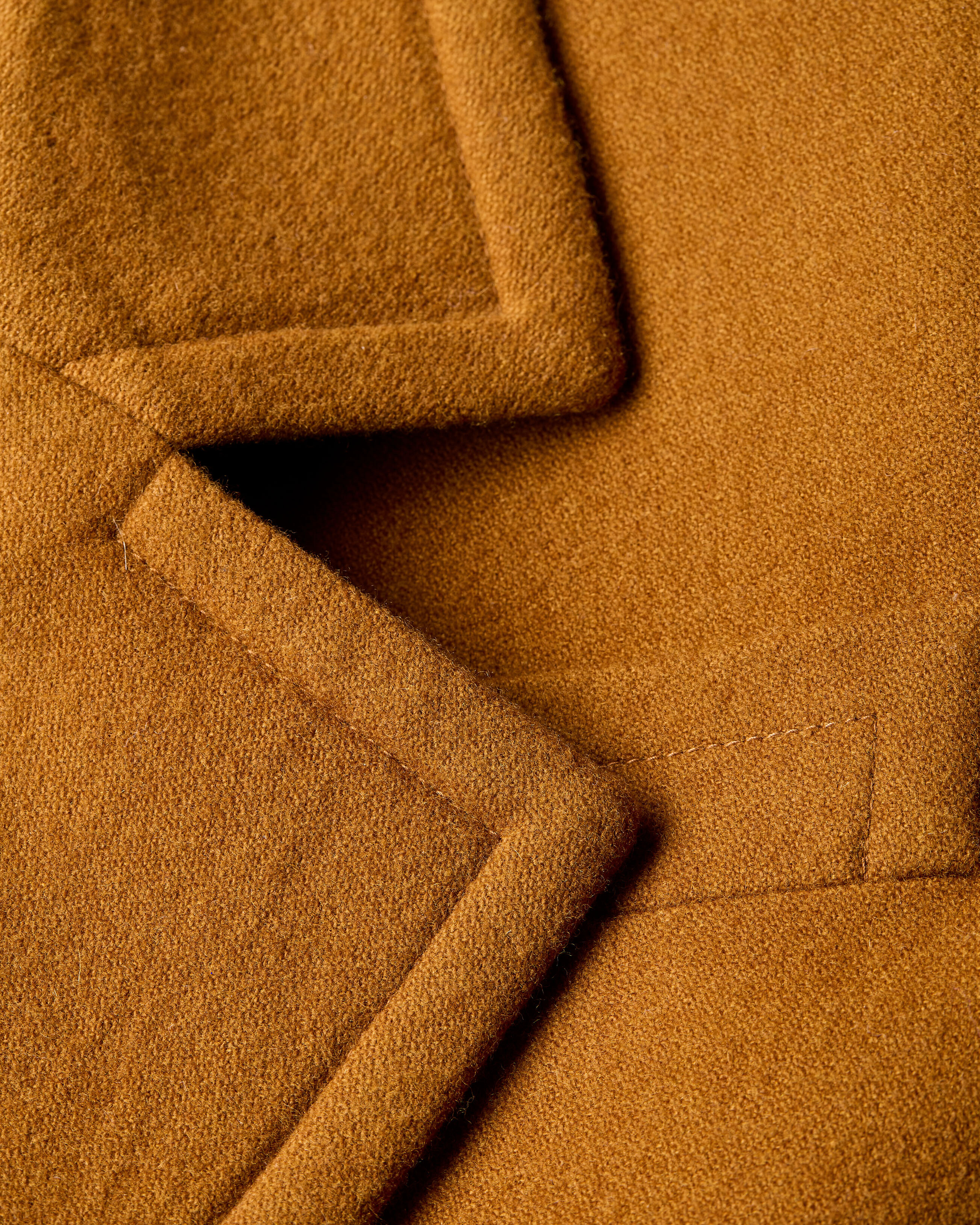 single-breasted jacket in brushed wool
