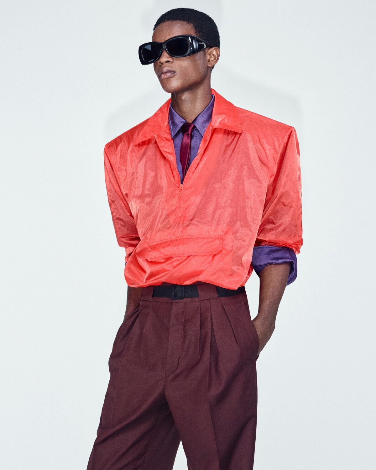 windbreaker in nylon