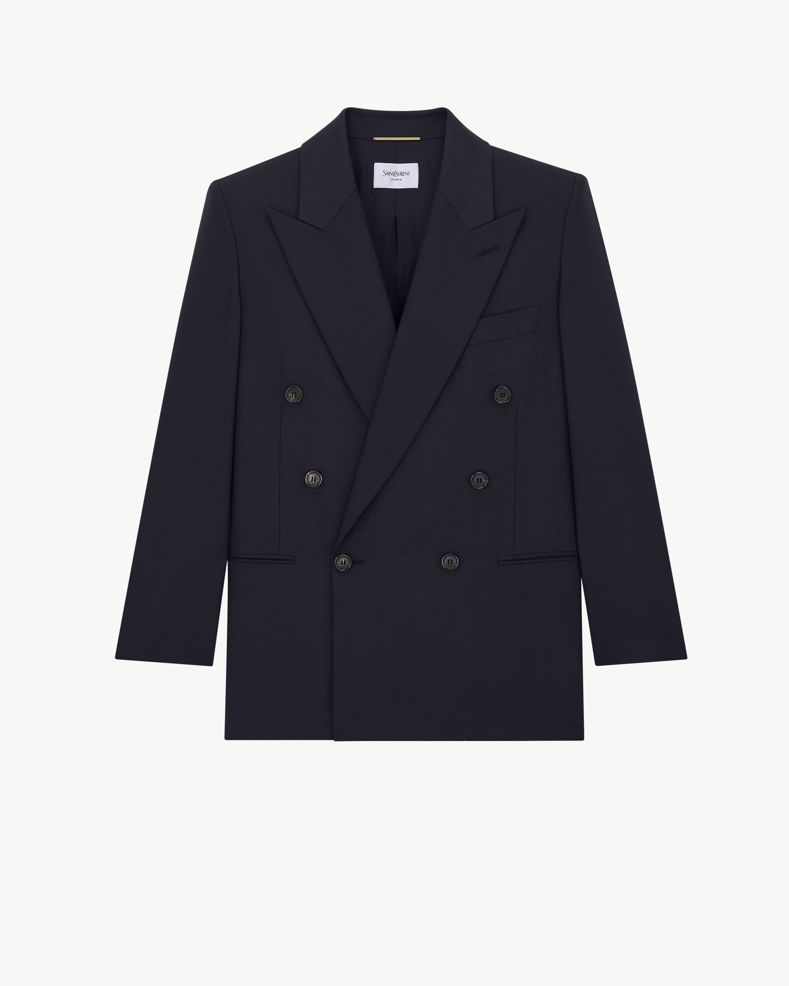 jacket in wool gabardine