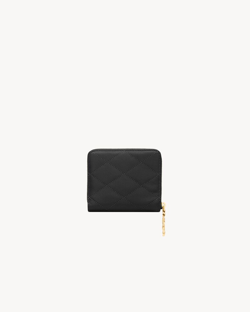CASSANDRE BIJOU compact wallet in GRAIN DE POUDRE leather