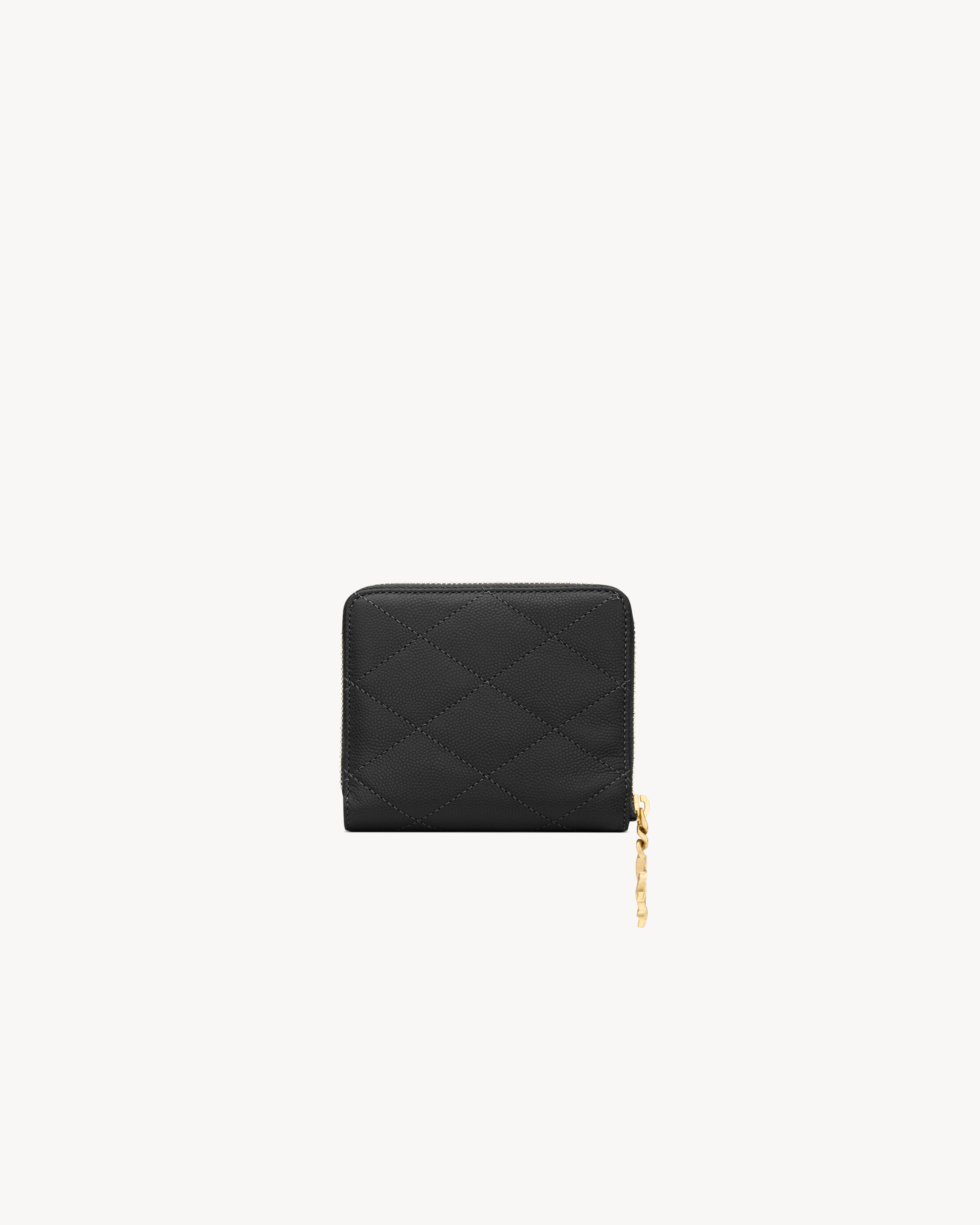 CASSANDRE BIJOU compact wallet in GRAIN DE POUDRE leather