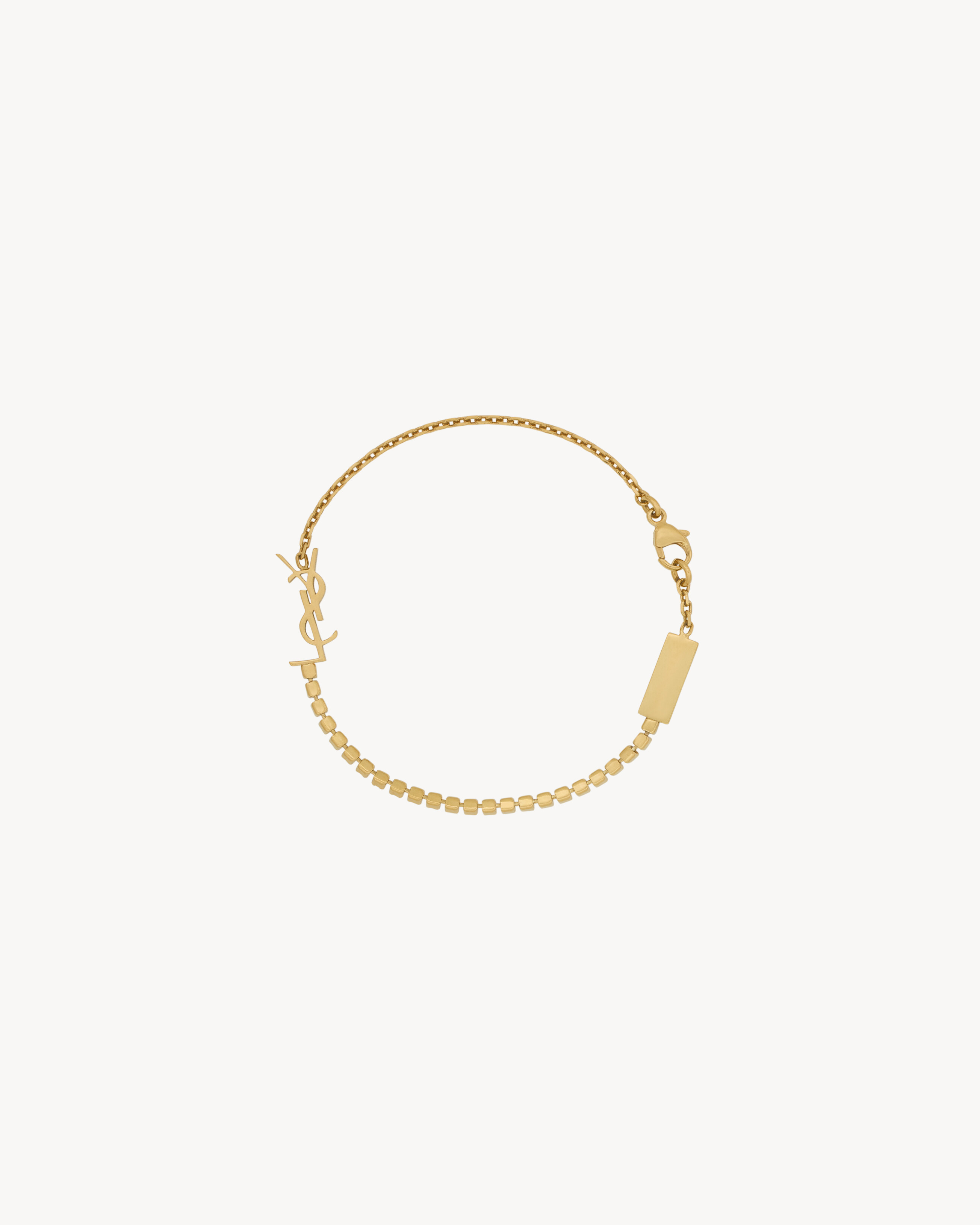 BRACCIALE CON CHARM CASSANDRE IN METALLO E STRASS