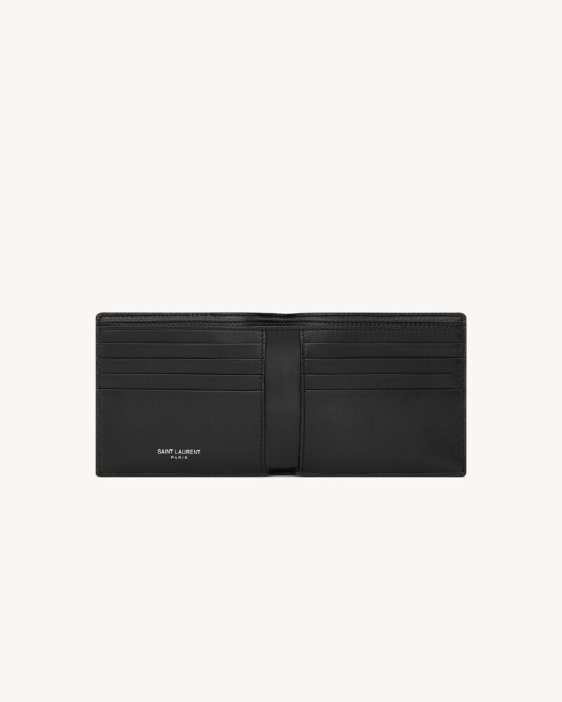 CASSANDRE SHADOW SAINT LAURENT EAST/WEST WALLET IN patent LEATHER