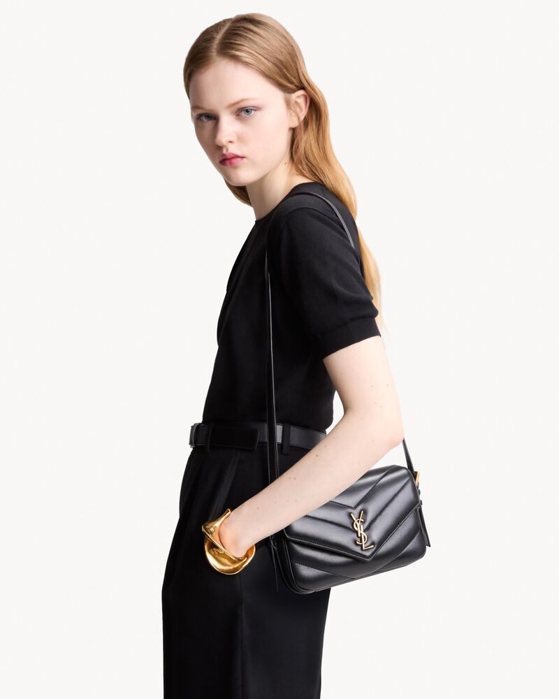 LOULOU toy crossbody in MATELASSÉ lambskin