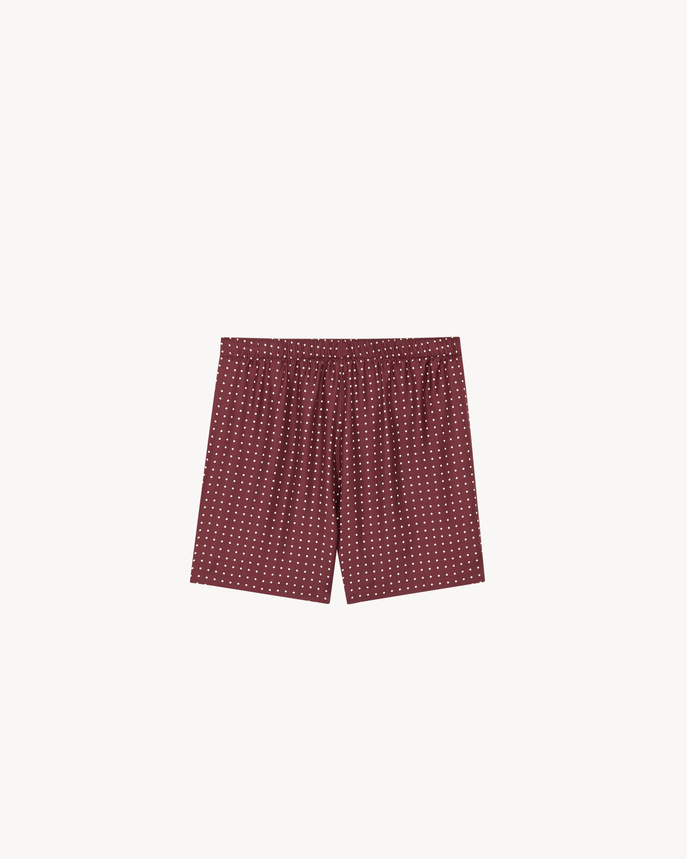 boxers in dotted silk