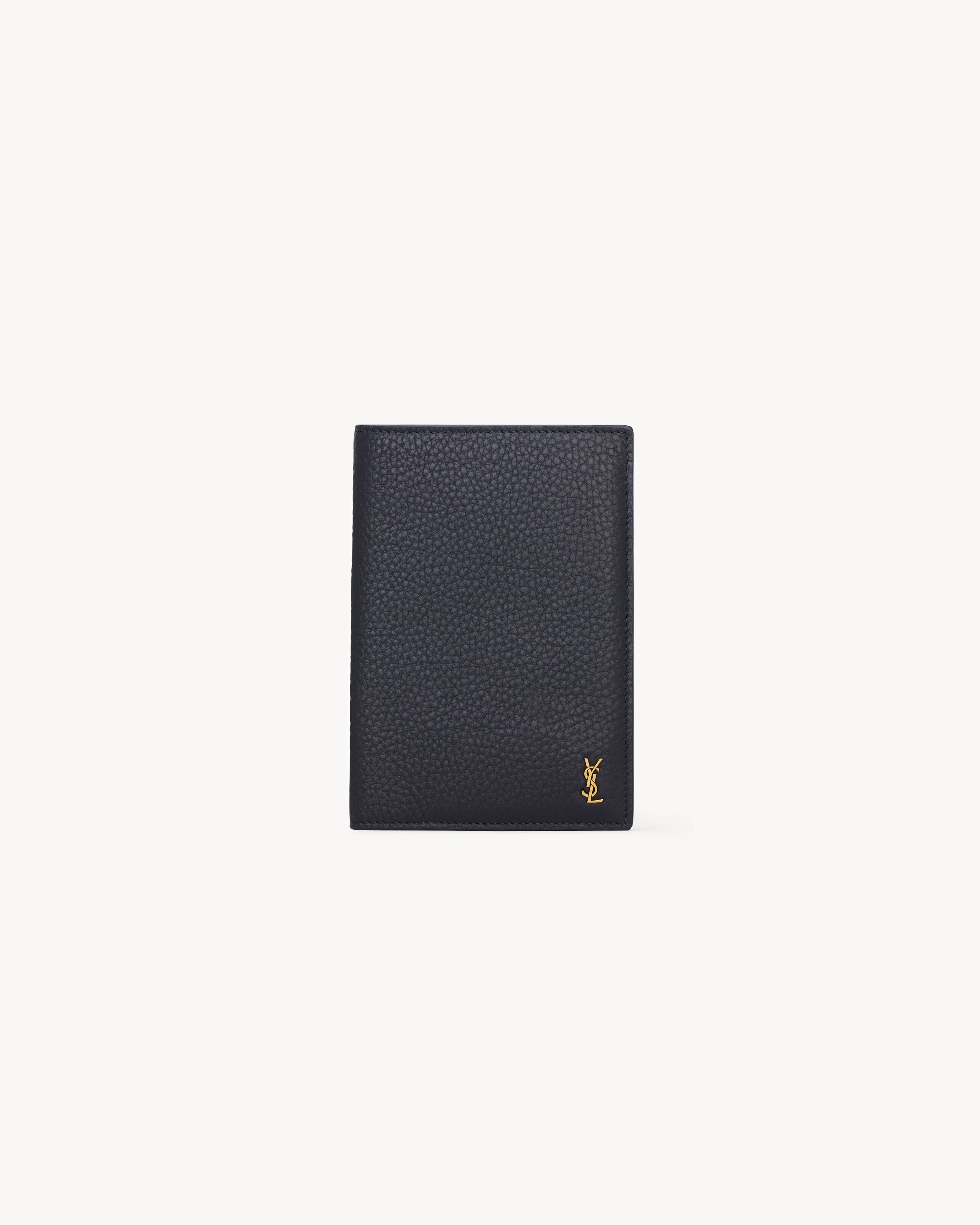 Funda para pasaporte Tiny Cassandre de piel granulada