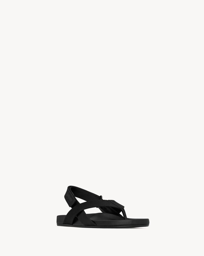 CULVER sandals in satin crepe