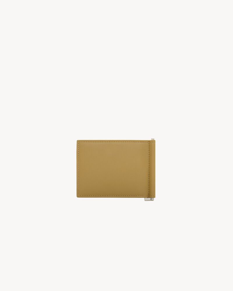 Saint Laurent Paris Bill clip wallet in smooth leather