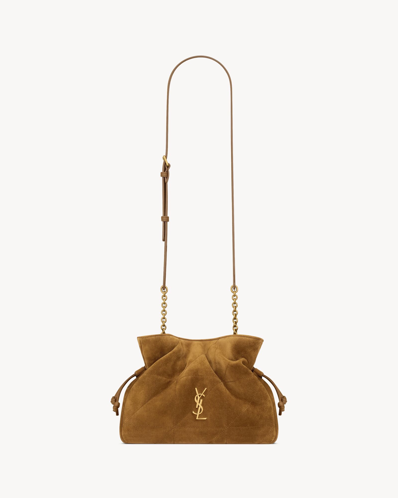 JAMIE shoulder pouch in suede — 8627121U8P72916